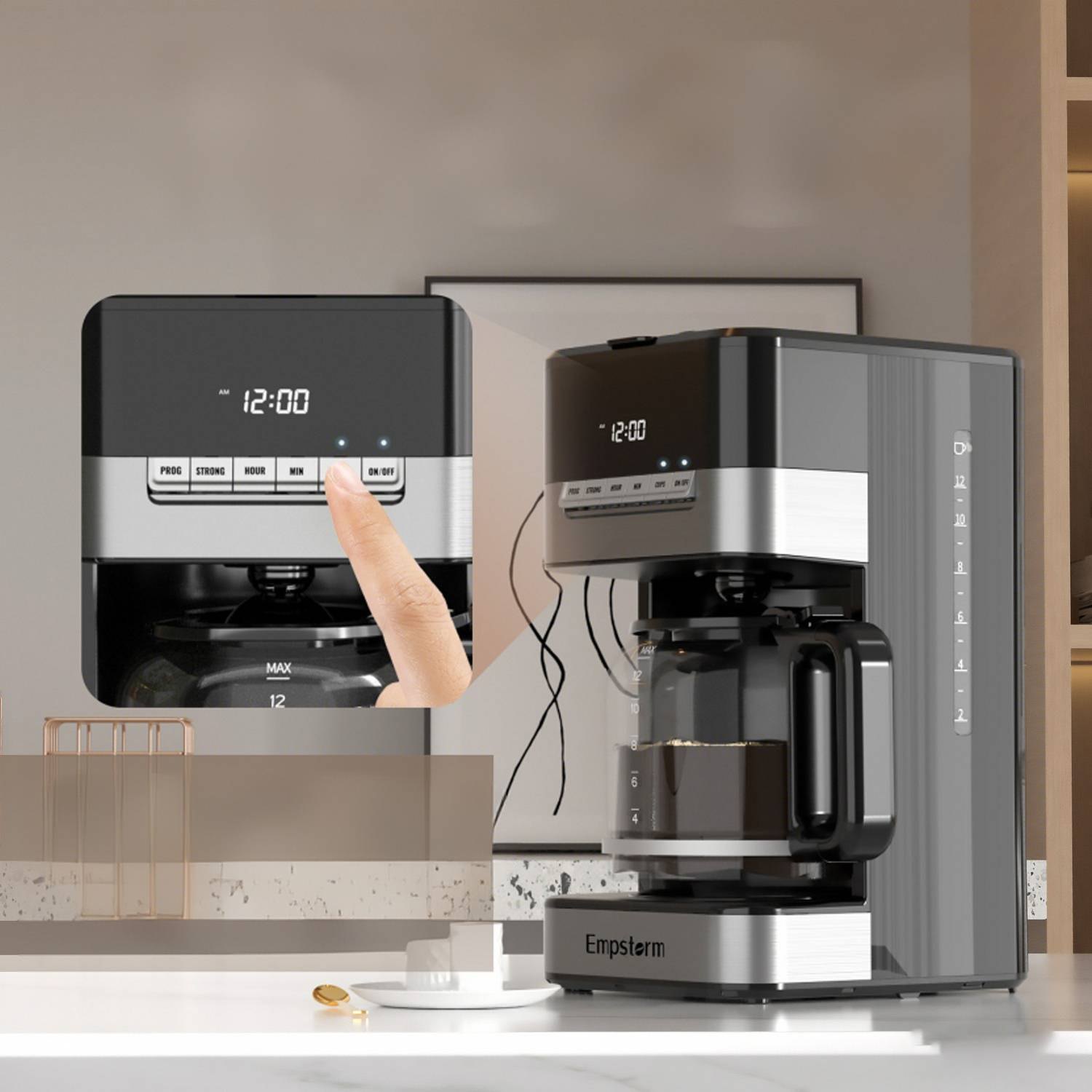 espresso and drip coffee maker
espresso and drip coffee maker