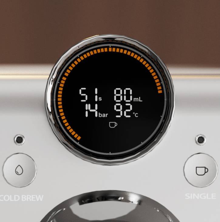 cold brew coffee maker single serve with intelligent temp control INTELLIGENT TEMPERA-TURE CONTROL