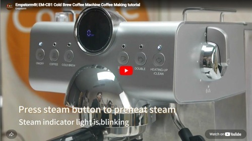 EM-CB1 Cold Brew Coffee Machine Coffee Making Tutorial
