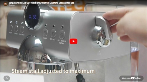 cold brew coffee machine daily cleaning