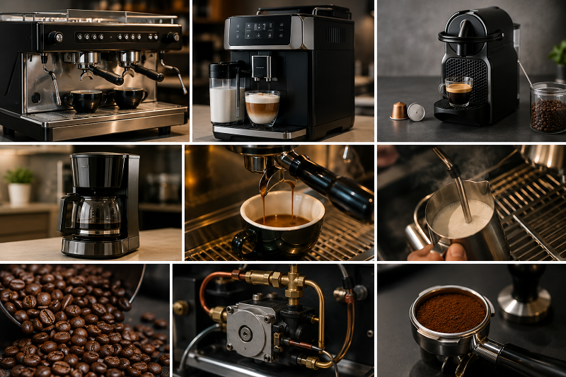 different types of coffee machine