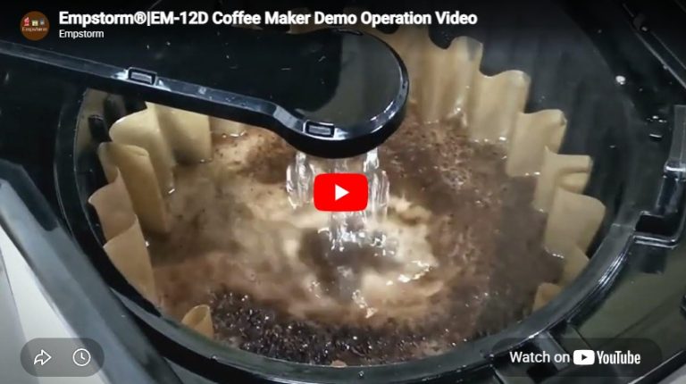 EM-12D Coffee Maker Demo Operation Video
